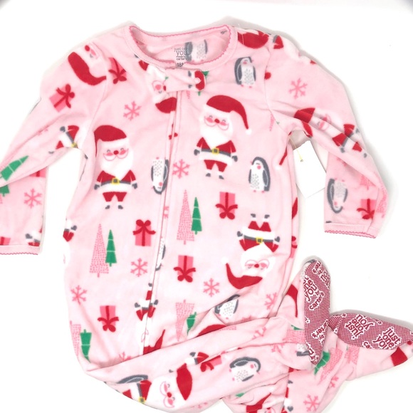 carters baby girl christmas pajamas